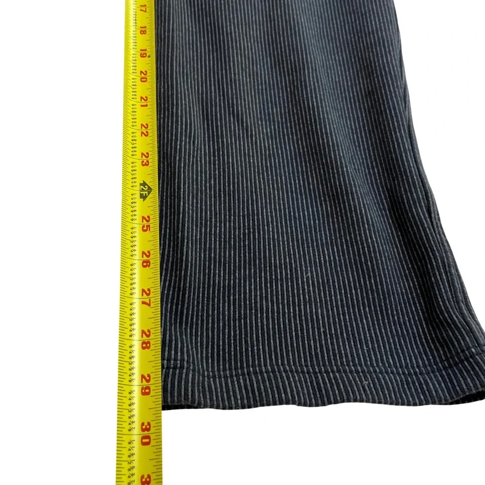 Betabrand Mens Pinstripe Straight Leg Trousers‎ Grey White 36x30 Dress Pants